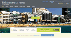 Desktop Screenshot of en.hotelcristinalaspalmas.com